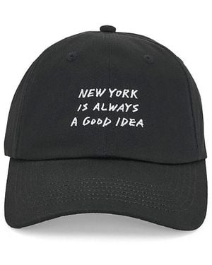 DKNY Good Idea Graphic Cotton Baseball Cap - Black