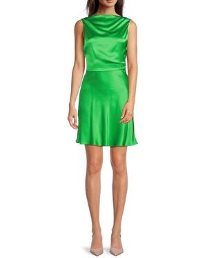 Amanda Uprichard Rosemary Silk Minidress - Green