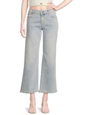 Alice + Olivia Roxie Straight-Leg Jeans - Grey