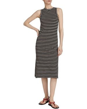 Rails Striped Cotton Tank Dress - Black