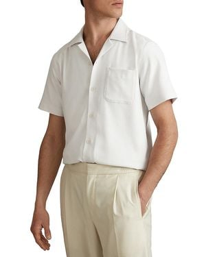 Reiss Nitus Camp Shirt - White