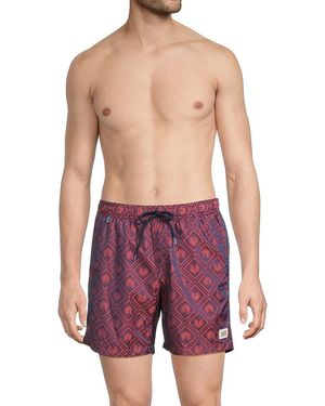 Scotch & Soda Geometric Swim Trunk - Purple