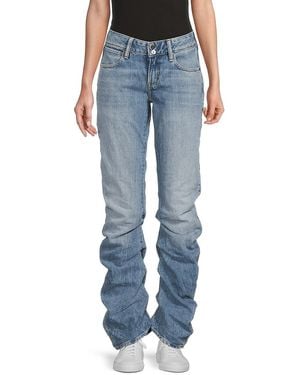 G-Star G-Staq 3D Ruched Faded Jeans - Blue