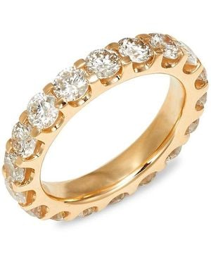 Badgley Mischka 14K & 3 Tcw Lab Grown Diamond Eternity Ring - Metallic