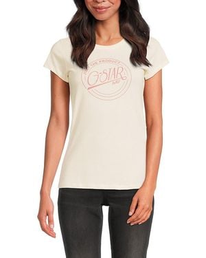 G-Star Logo Graphic Cotton T-Shirt - White