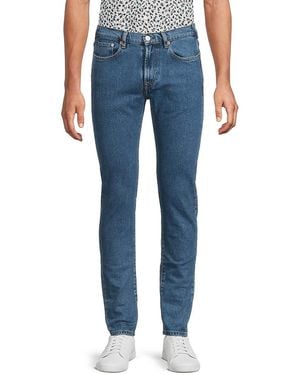 Paul Smith Mid Wash Slim Straight Jeans - Blue
