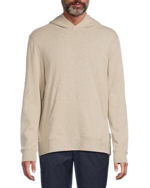 Onia Heathered Cotton Hoodie - Natural