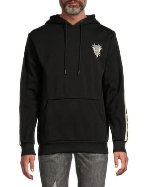 Crooks and Castles Logo Medusa Hoodie - Black