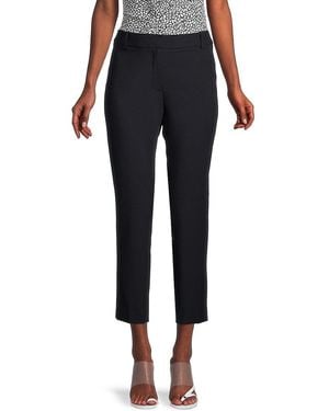 Calvin Klein Recycled Polyester & Rayon Blend Pants - Blue