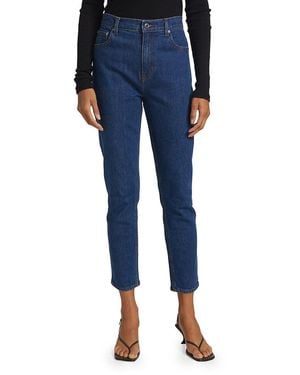 10 Crosby Derek Lam Eden High Rise Slim Fit Cropped Jeans - Blue
