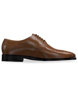 Nettleton James Leather Longwing Dress Shoes - Brown