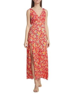 RIXO London Moniq Floral Maxi Dress - Red