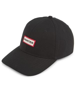 ハット HUNTER UNISEX Embroidery 1856 Cap Navy HAU0002CHZNVY HUNTER Ripstop Baseball Hat, Nylon Cap with Brand Logo