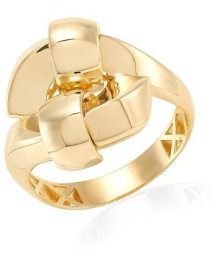 Saks Fifth Avenue 14K Bypass Ring - Metallic