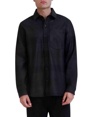 Karl Lagerfeld Checked Shirt - Blue