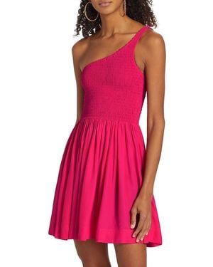 SWF Artista Smocked Bodice Mini Dress - Pink