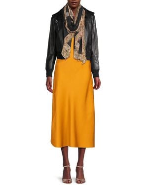 AllSaints Sanibel Waimea Floral Oblong Scarf - Orange