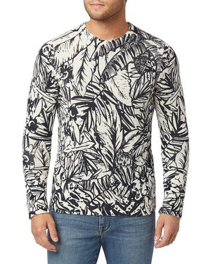 Joe's Jeans Jungle Cotton Print Sweater - Grey