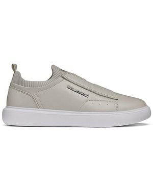 Karl Lagerfeld Slip-On Logo Sneakers - Black