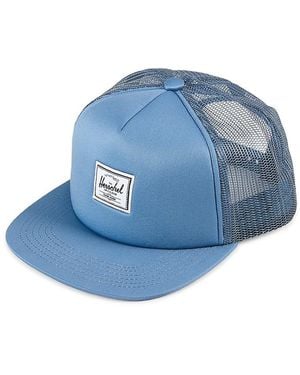 Herschel Supply Co. Whaler Logo Mesh Baseball Cap - Blue