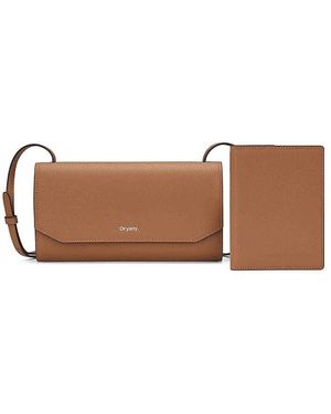 orYANY Mandy Mini Leather Wallet - Brown