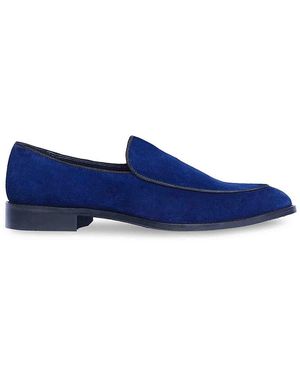 Anthony Veer Craig Suede Smoking Slippers - Blue