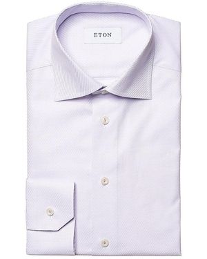 Eton Slim-Fit Dobby Shirt - Blue