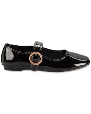Elle Mary Jane Ballet Flats - Black