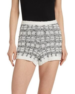 Cinq À Sept Adalee Cotton-Blend Bouclé Shorts - Black