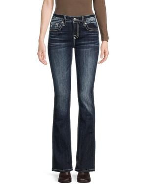 Miss Me Mid Rise Bootcut Jeans - Blue