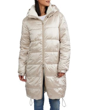 Pajar Alsephina Reversible Faux Shearling Puffer Jacket - Gray