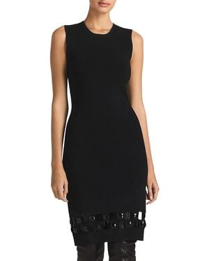 St. John Evening Cut-Out Stretch-Knit Dress - Black