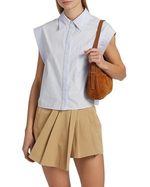A.L.C. A. L.C. Monte Cotton Boxy Top - White