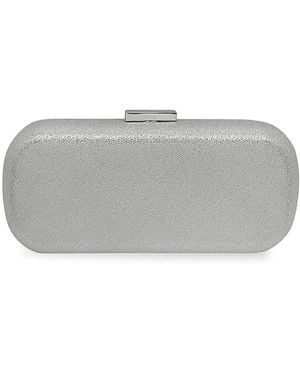 La Regale Textured Convertible Clutch - Grey
