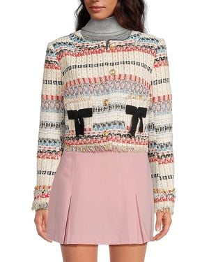 Walter Baker Jones Tweed Jacket - Pink