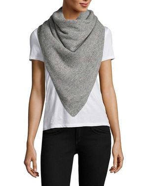 White + Warren Cashmere Travel Scarf - Gray