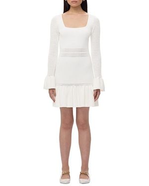 Hervé Léger The Colette Knit Minidress - White