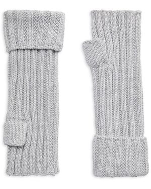 UGG Bouclé Knit Armwarmers - White
