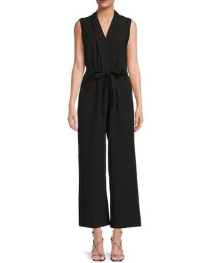 Saks Fifth Avenue Belted Jumpsuit - Black