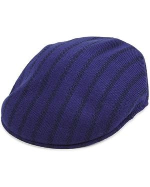Kangol Striped Knit Ivy Cap - Blue