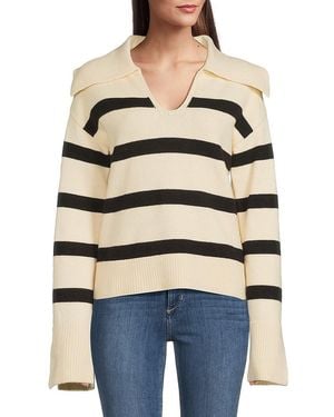 KOURT Devon Collar Jumper - Natural