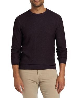 Saks Fifth Avenue Collection Garment-Dyed Crewneck Sweater - Blue