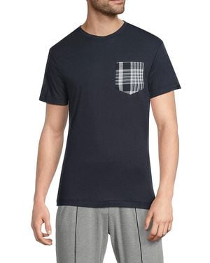 Ted Baker Solid Pyjama T-Shirt - Blue