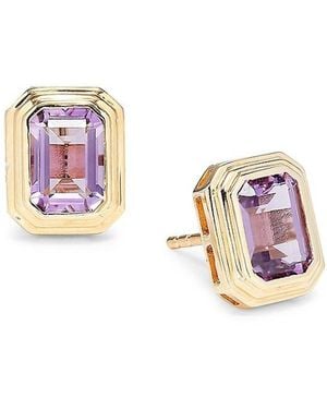 Saks Fifth Avenue 14K & Stud Earrings - Pink