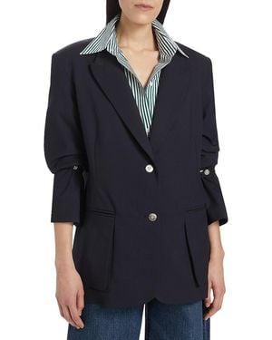 Twp Mo Wool-Blend Blazer - Blue