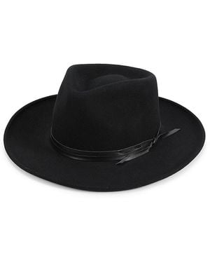 Bailey Colvin Wool Fedora - Black