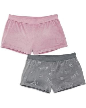 Juicy Couture 2-pack Logo Sleep Shorts - Pink