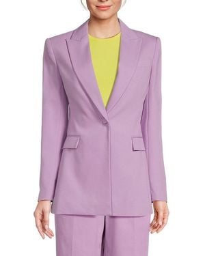 BCBGMAXAZRIA Peak Lapel Blazer - Purple