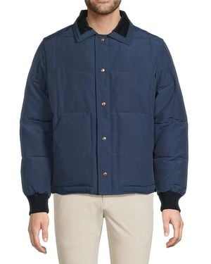 Noah Quilted Puffer Jacket - Blue