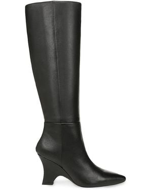 Sam Edelman Vance 83Mm Leather Knee-High Boots - Black